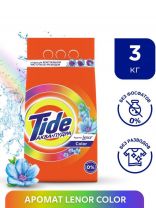 Стиральный порошок Tide, 3 кг, автомат, для цветного белья, Color 2 в 1
