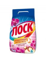 Стиральный порошок Лоск, 2.7 кг, автомат, универсальный, Арома Орхидея и масло Макадамии