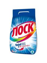 Стиральный порошок Лоск, 2.7 кг, автомат, для белого белья, Горное озеро