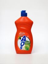 Средство для мытья посуды AOS, Яблоко и мята, 450 гр