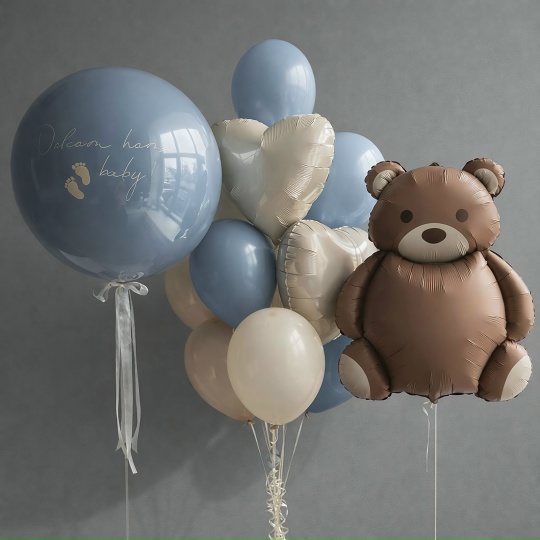 Шары "Мишка Барни"