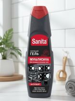 Чистящее средство для кухни, Sanita, Антижир Мультисила, гель, 500 мл