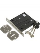 Замок врезной Меттэм, ЗВ8 802.0.0 -3 кл, 10264, без ручки, сувальдный, никель