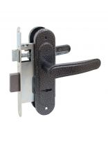 Замок врезной Птимаш, ЗВ9-4.03, 14484, ручка в комплекте, цилиндровый, серебро