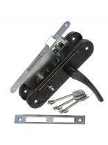 Замок врезной Птимаш, ЗВ9-4.07 (ЗВ9), 11 617, ручка в комплекте, сувальдный, универсальный, с пружиной, бронза