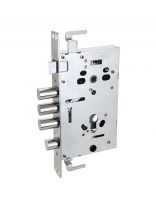 Замок врезной Аллюр, ЗВ1-08А-С, 1 558, без ручки, цилиндровый, для китайских дверей, хром