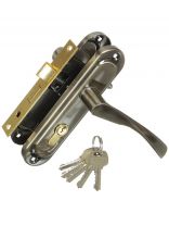 Замок врезной Avers, 0823/60-АB, 17200, ручка в комплекте, цилиндровый, бронзовый