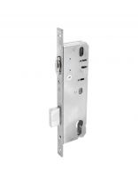 Замок врезной Булат, ЗВ 5-1.40.00.16.08, 15882, без ручки, цилиндровый, для узкопрофильных дверей, с роликовой защитой