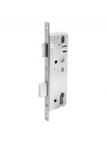 Замок врезной Булат, ЗВ 4-1.35.92.16.08, 15877, без ручки, цилиндровый, для узкопрофильных дверей, хром