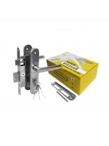 Замок врезной Птимаш, ЗВ9-4.08 (ЗВ9), 14 492, ручка в комплекте, цилиндровый, универсальный, хром