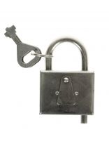 Замок навесной Зенит, ВС5, 00-00000424, сувальдный, серый, 58 мм, контрольный, 2 ключа