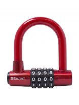 Замок навесной Булат, ВС 944, 13 876, блистер, кодовый, красный, 94 мм