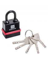 Замок навесной Булат, ВС 3-Н35 ПЛ, 13 979, блистер, дисковый, всепогодный, 35 мм, 5 ключей
