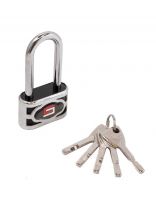 Замок навесной Булат, ВС 3-П50-01 ПЛ, 13 651, блистер, дисковый, серый, 54 мм, 5 ключей