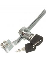 Замок мебельный Trodos, 301006, для стекла, реечный, хром