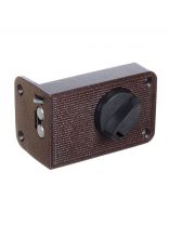 Замок накладной дверной, Зенит, 3Н2-3, 00-00000641, авто запирание, медь