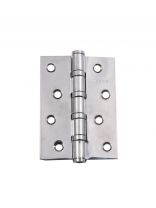 Петля врезная для деревянных дверей, Apecs, 100х70х3 мм, B4-Steel-CR, 13730, универсальный, с 4 подшипниками, хром