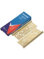 Петля накладная для деревянных дверей, Avers, 125х75х2.5 мм, B2-G, 19901, с 2 подшипниками, золото