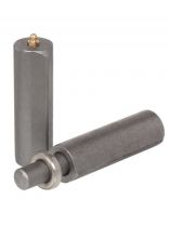 Петля гаражная, 30х240 мм, с подшипником и масленкой, каплевидная, для сварки