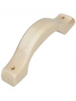 Ручка-скоба мебельная Ликон 1-0756, 00018221, банная плоская, дерево