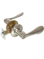 Защелка Trodos, ЗВ3-03, 204125, с фиксатором, никель, алюминий