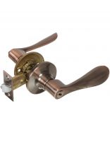 Защелка Trodos, ЗВ3-03, 204127, с фиксатором, медь, алюминий