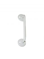 Ручка-скоба РС-100, белая, сталь