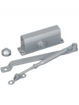 Доводчик дверной Apecs, DC-20.3/0950/065/F-A1-SL, с фиксацией 90 °, -30°C + 60 °C, до 65 кг, серебряный