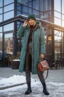 Зимняя куртка большие размеры, арт.28126 [бирюзовый]