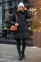 Зимняя куртка удлиненная арт.28119 [черный]