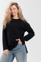 Лонгслив женский оверсайз 26014 [черный]