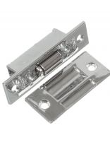 Защелка врезная, Trodos, 206008, ролик, под цилиндр, хром