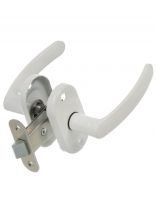 Защелка врезная, Омега, ЗЩ2.06, 00-00006379, белая