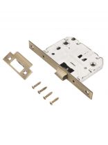 Защелка врезная, Аллюр, L7050S AB, 11220, с фиксатором, овальная планка, 18 мм, старая бронза