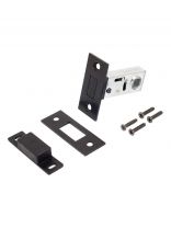 Защелка врезная, Аллюр, L50-8M BL, 14534, магнит, матовый черный