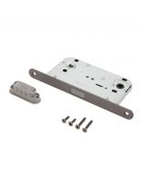 Защелка врезная, Аллюр, 5300-MC-WC MBN, 14909, магнит, с фиксатором, графит