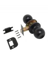 Защелка врезная, Стандарт, 607 PS BL, 15433, матовый черный