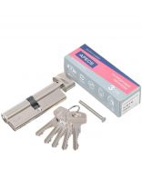 Личинка замка двери Apecs, SC-90-C-NI (SC-90-Z-C-NI), 8735, 90 мм, никель, 45/45