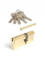 Личинка замка двери Apecs, SC-80(35%)-Z-G/G, 80 мм, золото