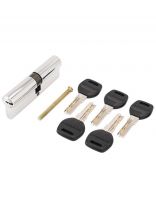 Личинка замка двери Аллюр, HD F 70-5К CP, 7 793, 70 мм, хром, 5 перфоключей