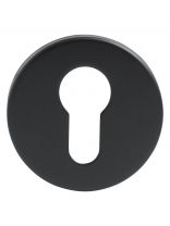 Накладка цилиндровая, Стандарт, 0200 Black Inox, черная, 14 877