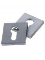 Накладка цилиндровая, Code Deco, Slim DP-C-30-CRS, сатинированный хром, 31650