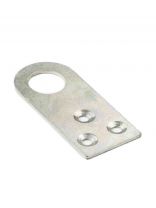 Проушина для навесного замка прямая, 70х33 мм, оцинкованная, Секрет-Киров, 12875
