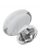 Ручка-кнопка мебельная Trodos, 14.32.02, хром, 303038