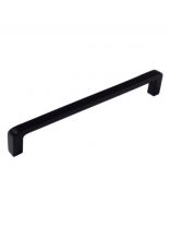 Ручка-скоба мебельная Trodos, DMZ-21203, 192мм, ЦАМ, черный матовая, 303403