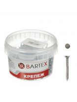Гвоздь строительный, диаметр 1.6х25 мм, 0.3 кг, в банке, Bartex
