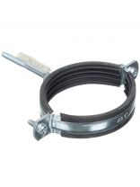 Хомут для крепления трубы, 3", сталь, со шпилькой и дюбелем, СантехКреп, 1.11.9