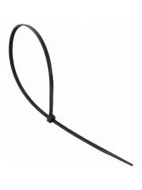 Хомут нейлоновый, 3.6х300 мм, 100 шт, черный, General Lighting Systems, 475332
