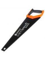 Ножовка по дереву, 500 мм, закаленные зубья, тефлоновое покрытие, 3D-заточка, 7 TPI, рукоятка двухкомпонентная прорезиненная, Bartex, Expert, E-500