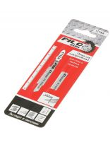 Пилка для лобзика по металлу, 75х50 мм, 2 шт, 21 зубьев на дюйм, h=1.5-3 мм, HSS, T118A, 541181